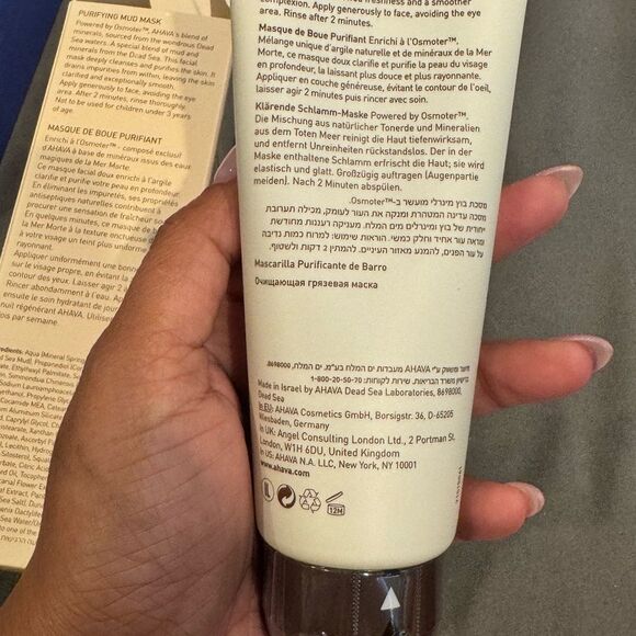 AHAVA Mineral Mud Mask in Clear - Picture 2 of 3